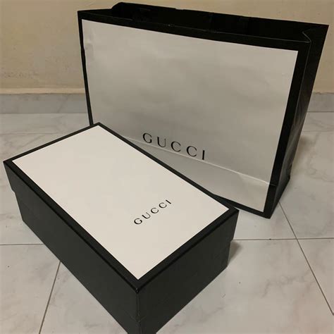 ebay gucci shoe box|Gucci gift basket.